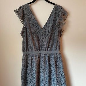 Blue Lace Dress from Madewell / Size 8